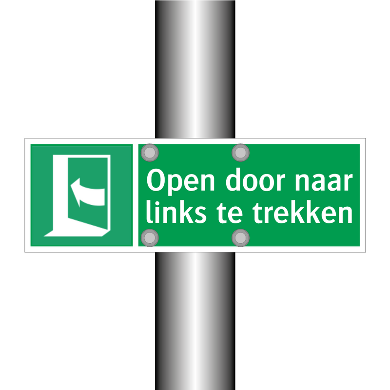 Open door naar links te trekken