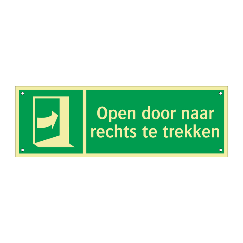 Open door naar rechts te trekken