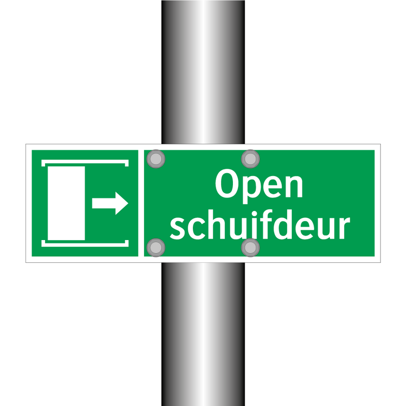 Open schuifdeur