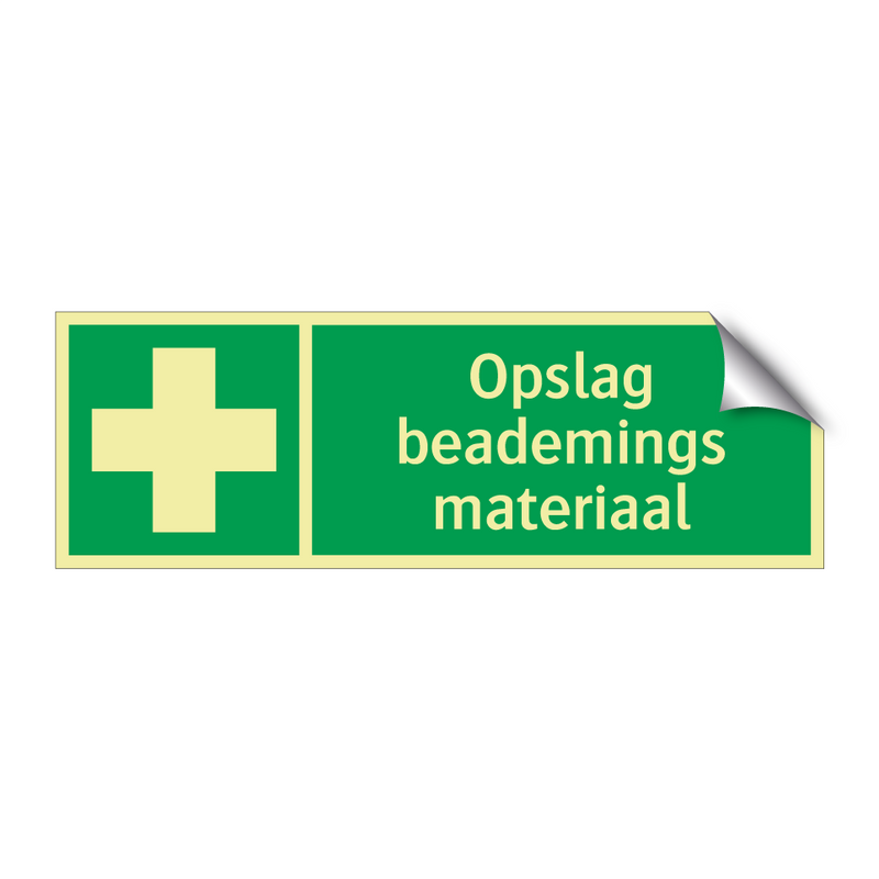 Opslag beademings materiaal