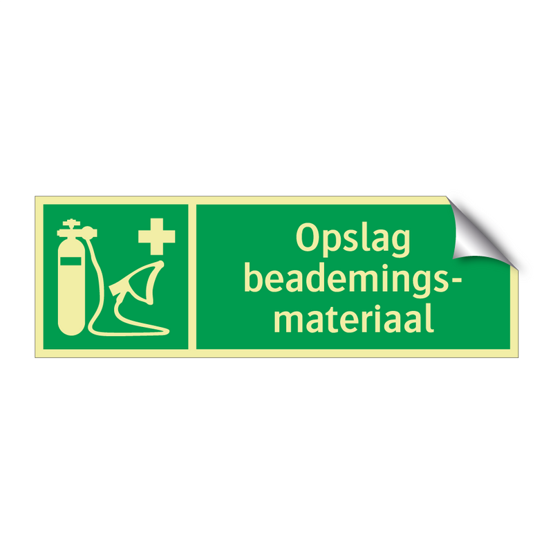 Opslag beademings- materiaal