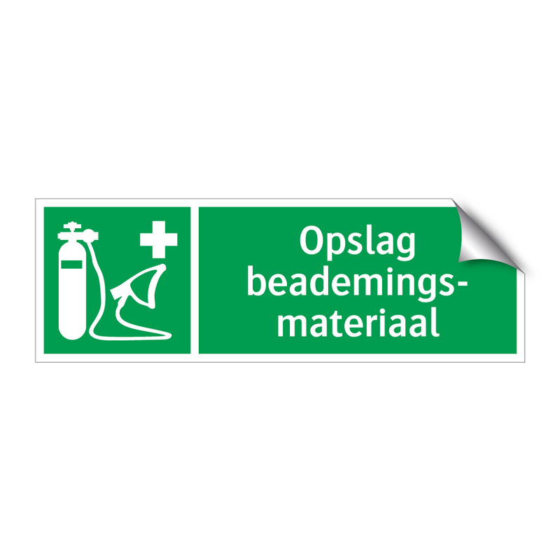 Opslag beademings- materiaal