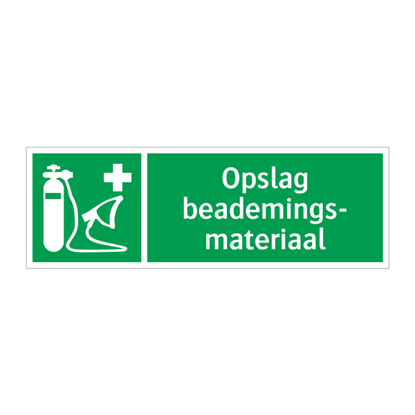 Opslag beademings- materiaal