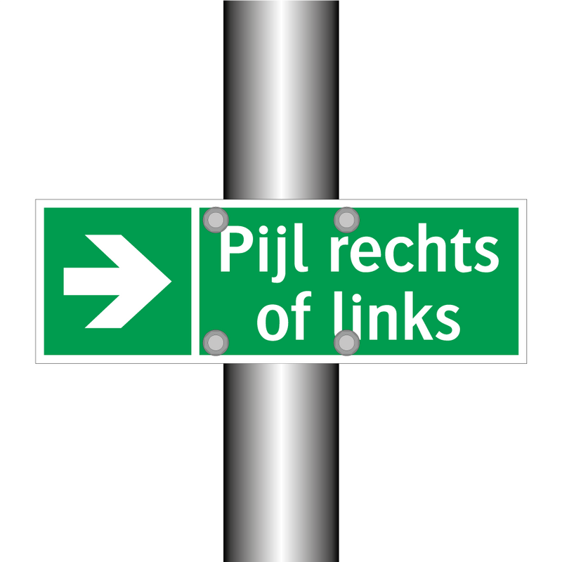 Pijl rechts of links