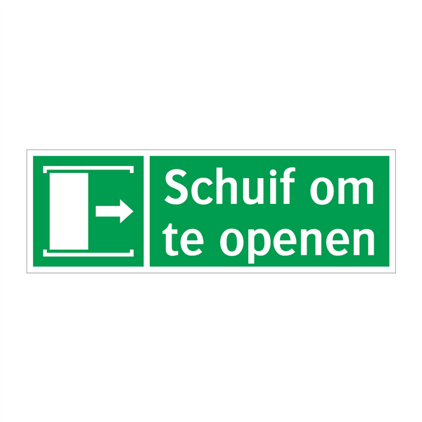 Schuif om te openen