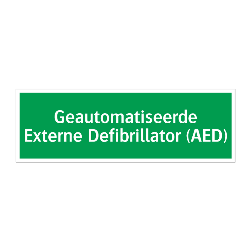 Geautomatiseerde Externe Defibrillator (AED)