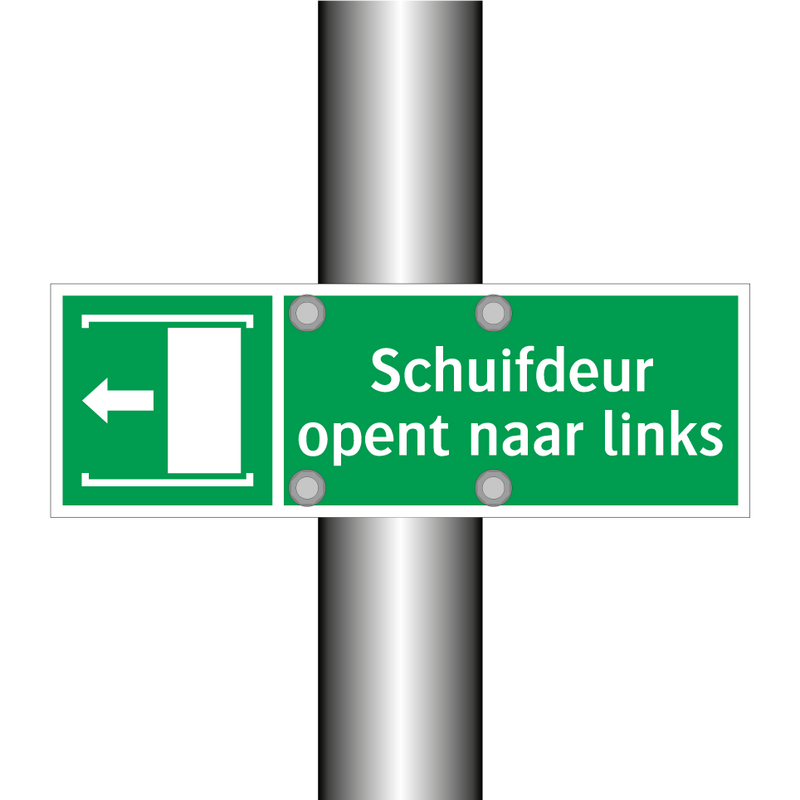 Schuifdeur opent naar links