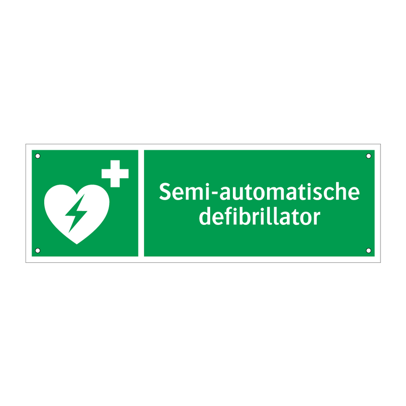 Semi-automatische defibrillator