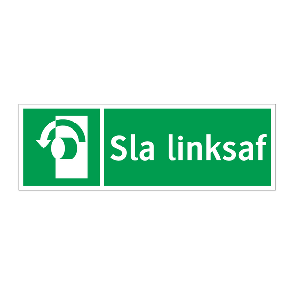 Sla linksaf