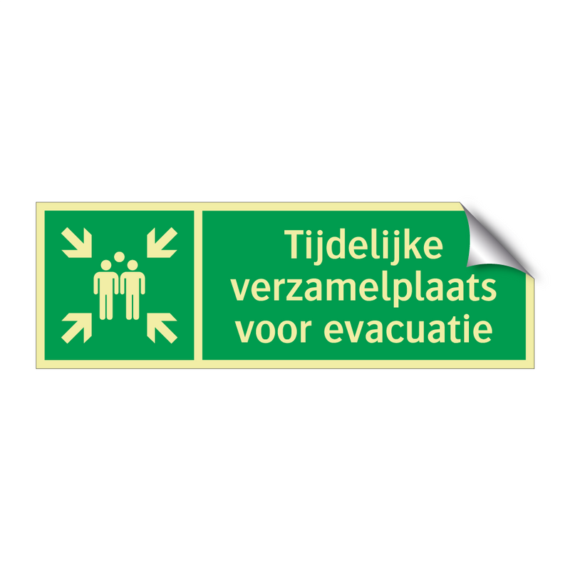 Tijdelijke verzamelplaats voor evacuatie