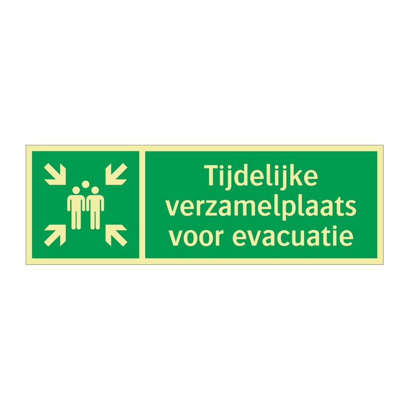 Tijdelijke verzamelplaats voor evacuatie