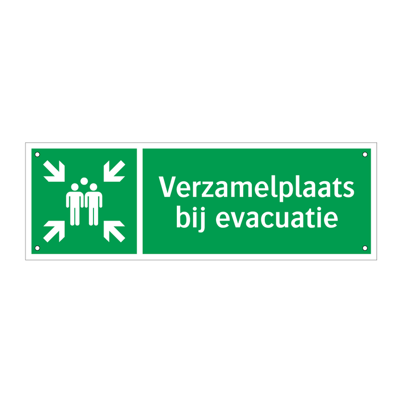 Verzamelplaats bij evacuatie