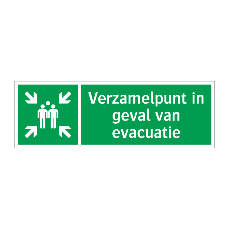 Verzamelpunt in geval van evacuatie