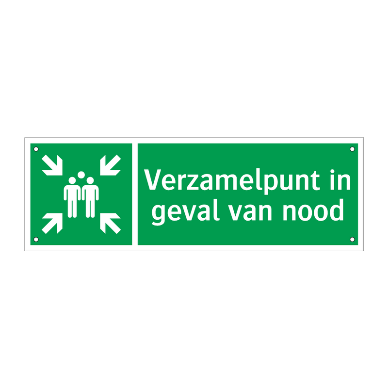 Verzamelpunt in geval van nood