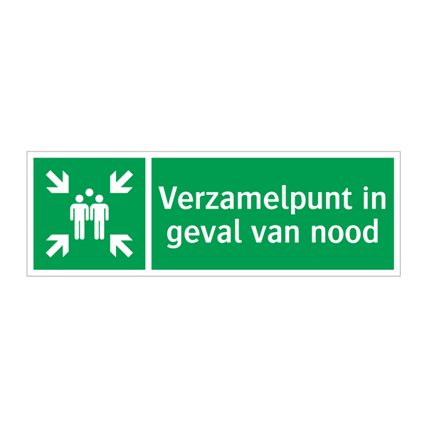 Verzamelpunt in geval van nood