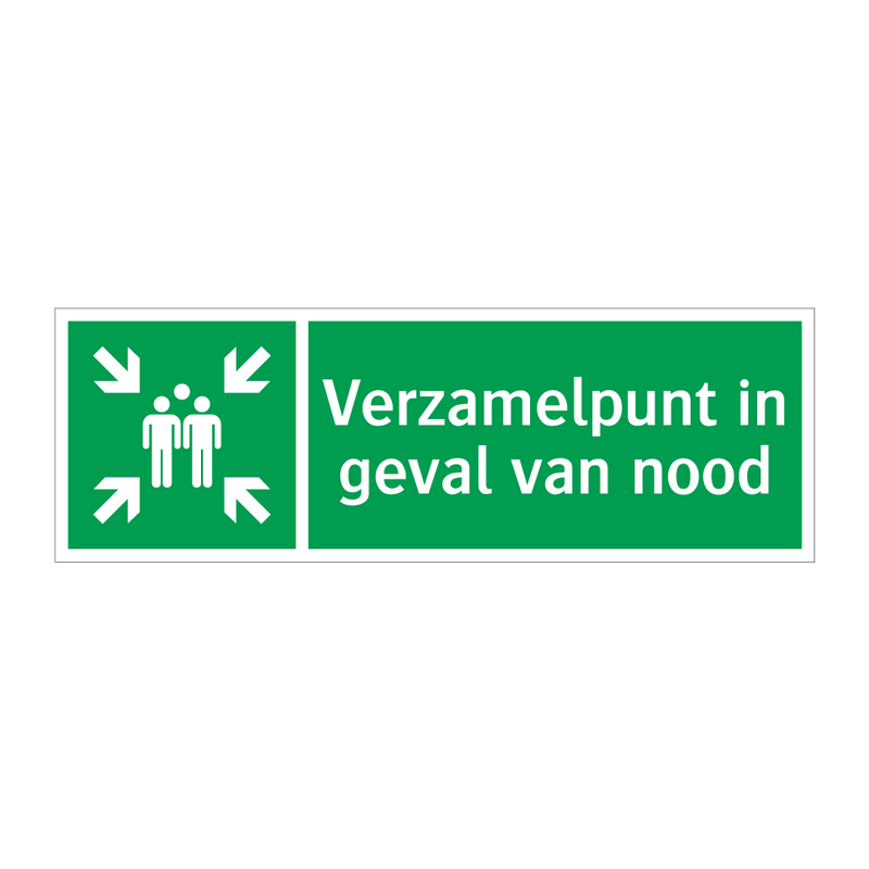 Verzamelpunt in geval van nood