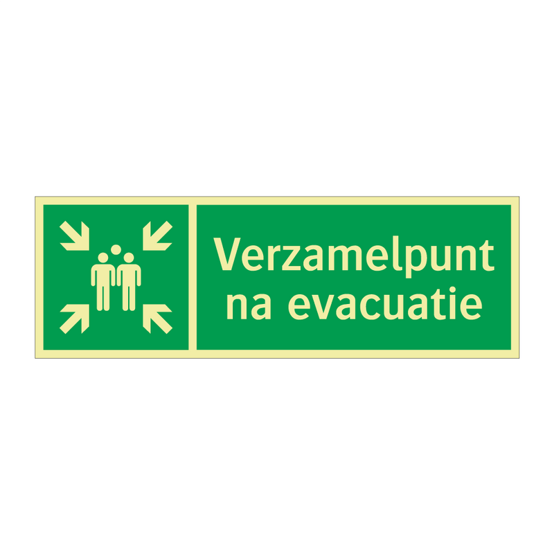 Verzamelpunt na evacuatie