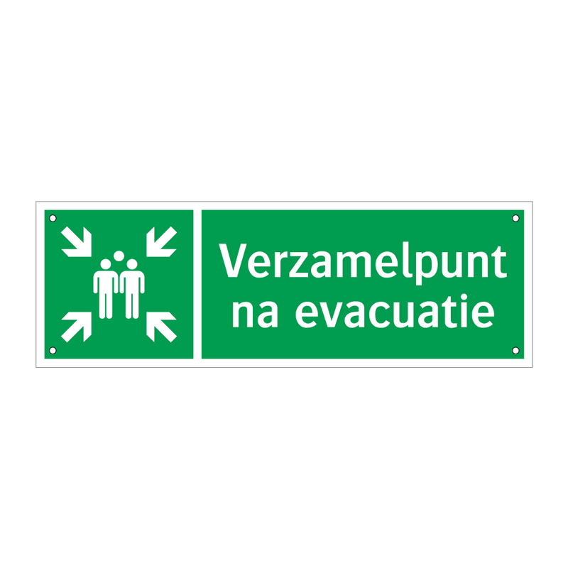 Verzamelpunt na evacuatie