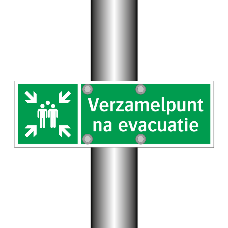 Verzamelpunt na evacuatie