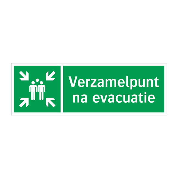 Verzamelpunt na evacuatie