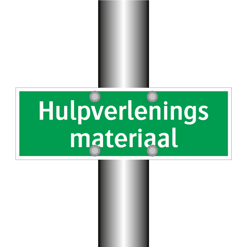 Hulpverlenings materiaal