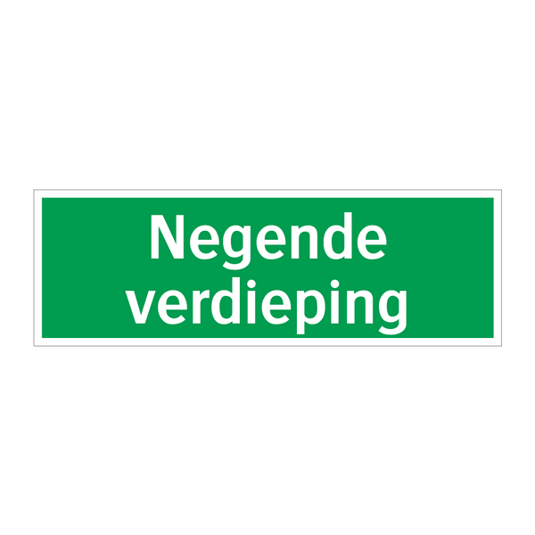 Negende verdieping