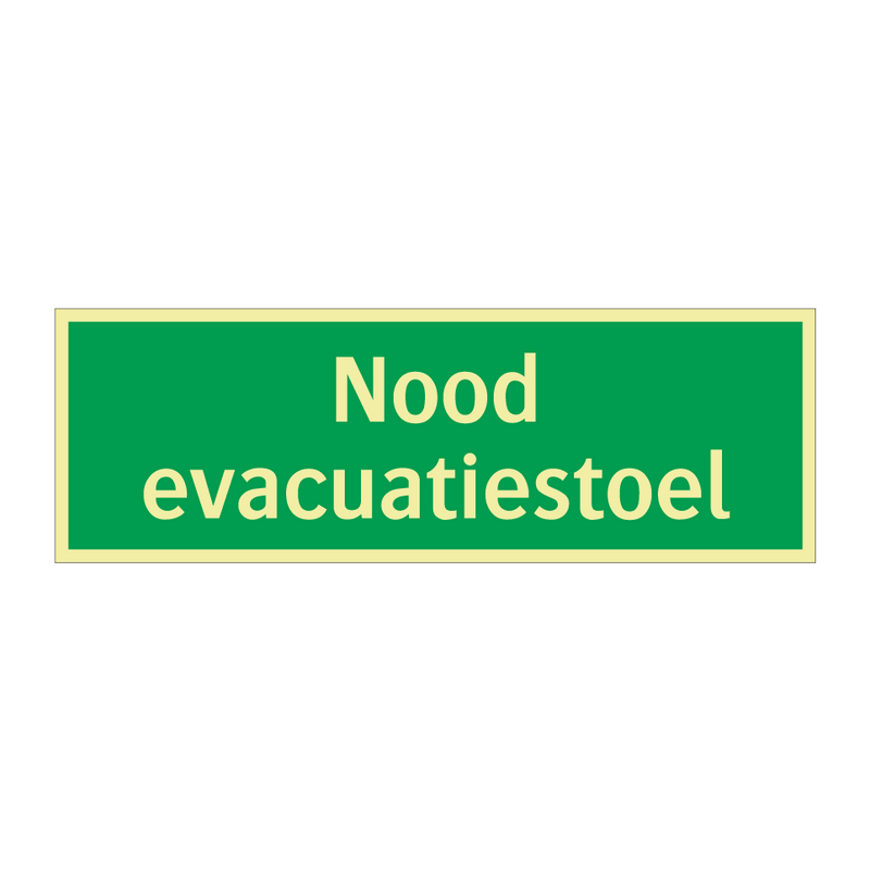 Nood evacuatiestoel