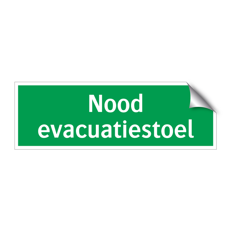 Nood evacuatiestoel