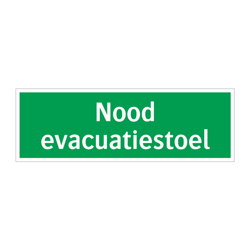 Nood evacuatiestoel