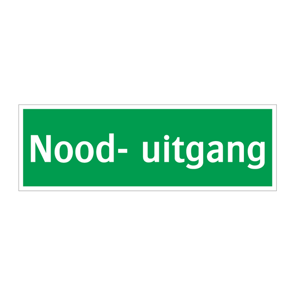 Nood- uitgang