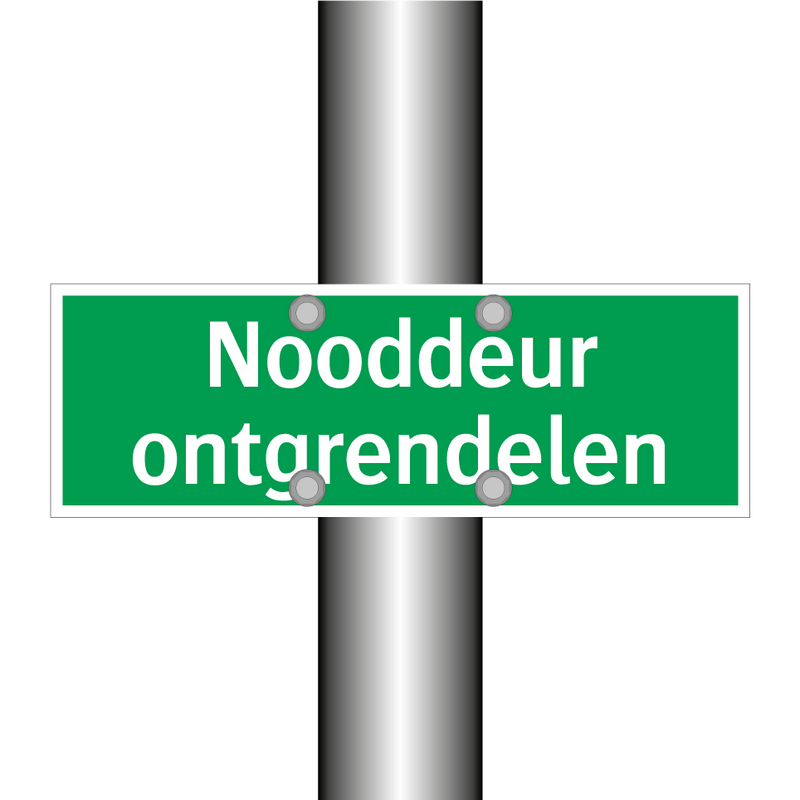 Nooddeur ontgrendelen