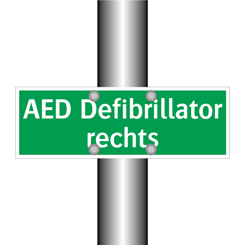 AED Defibrillator rechts