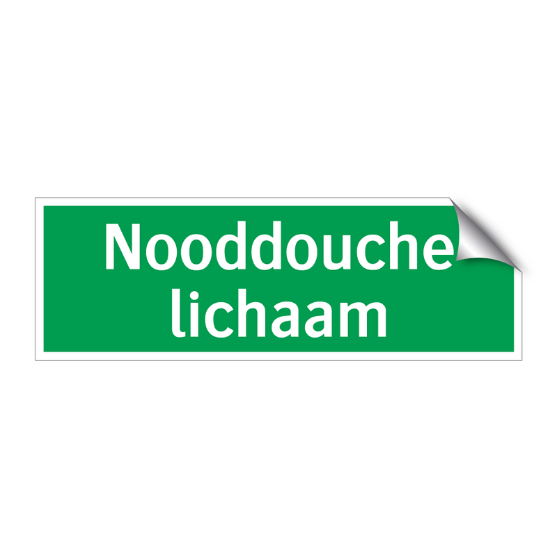 Nooddouche lichaam