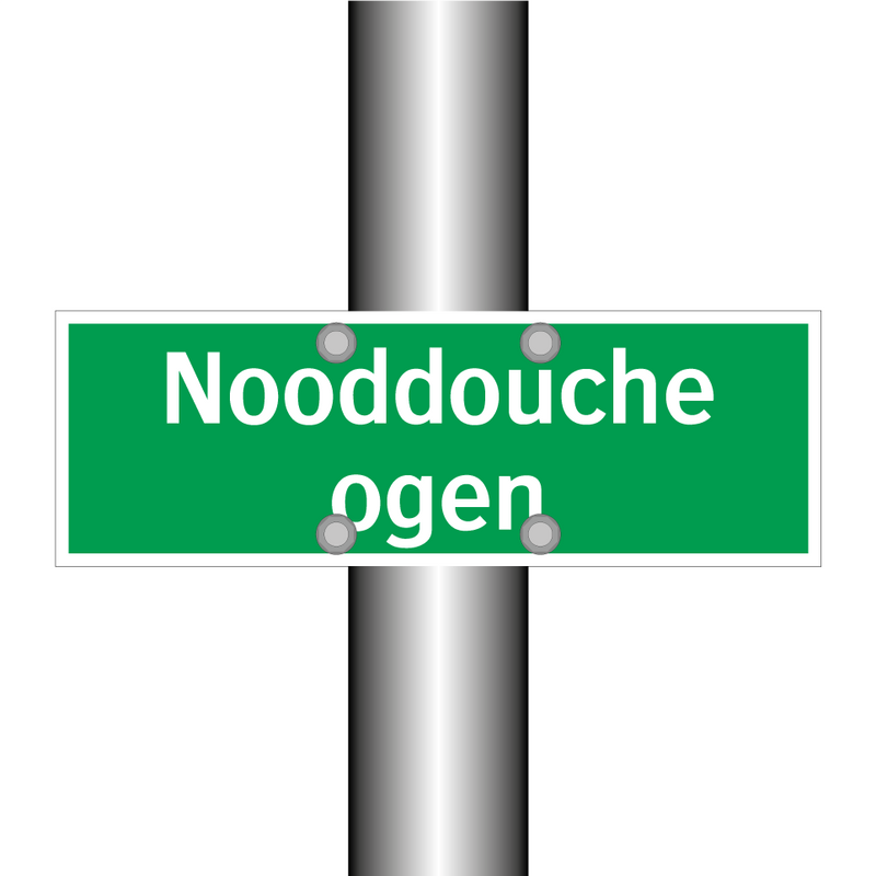 Nooddouche ogen