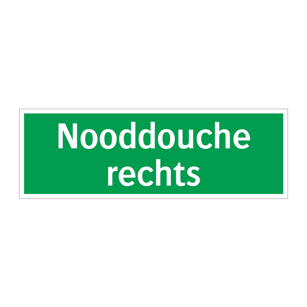 Nooddouche rechts