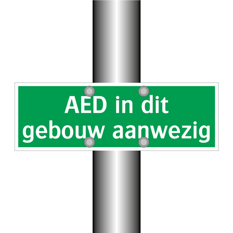 AED in dit gebouw aanwezig