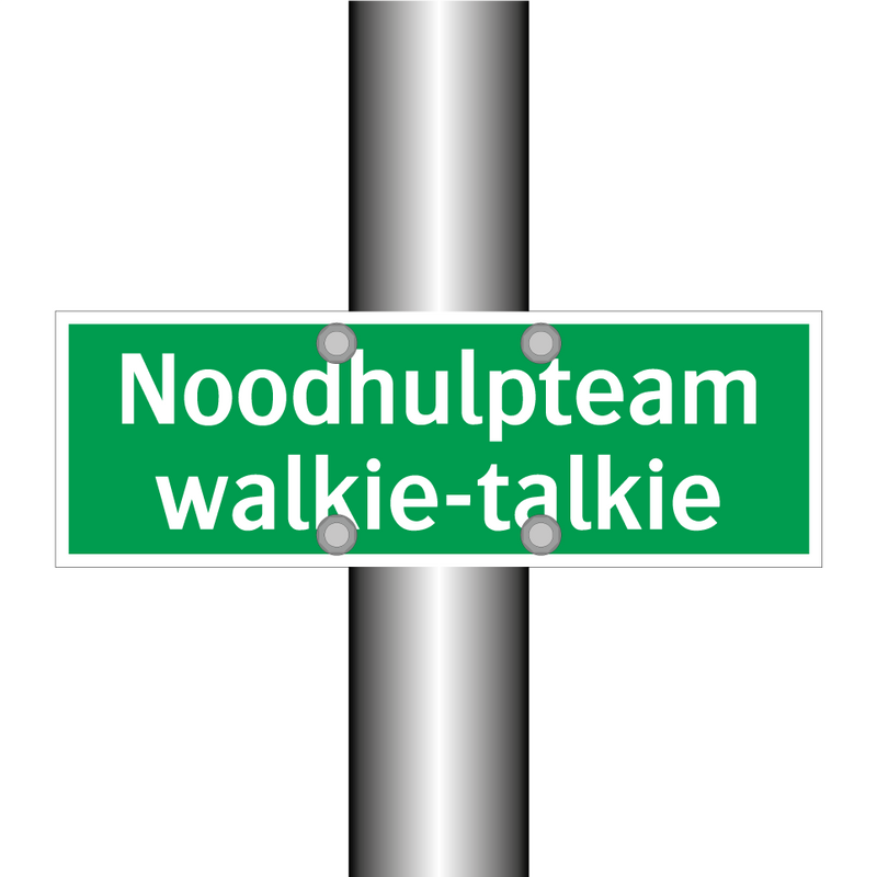 Noodhulpteam walkie-talkie