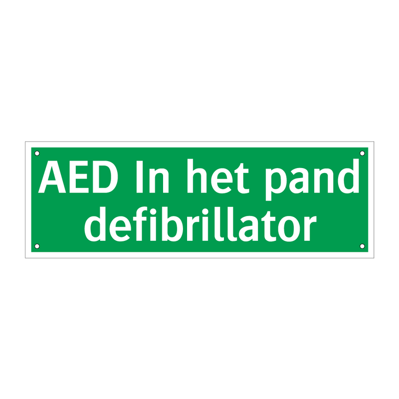 AED In het pand defibrillator