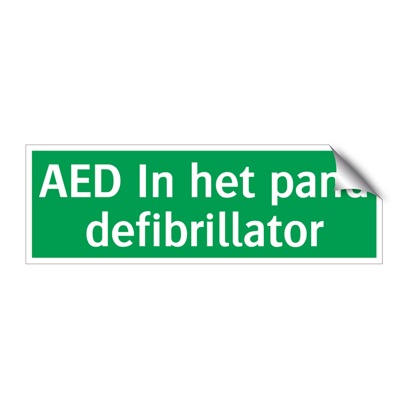 AED In het pand defibrillator