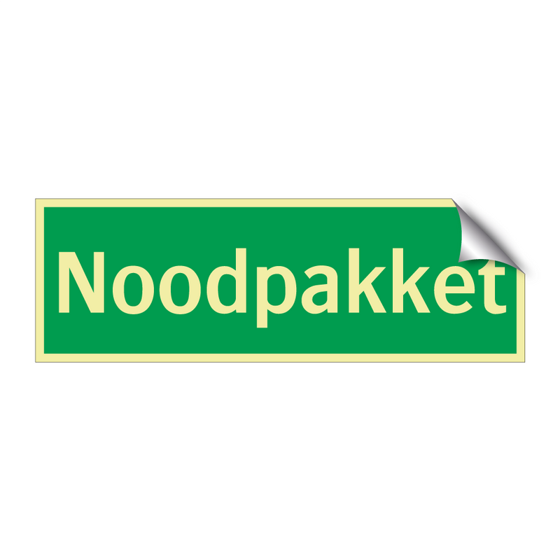 Noodpakket & Noodpakket & Noodpakket & Noodpakket