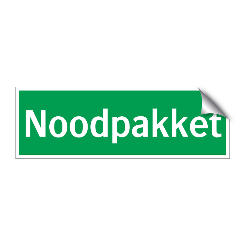 Noodpakket & Noodpakket & Noodpakket & Noodpakket