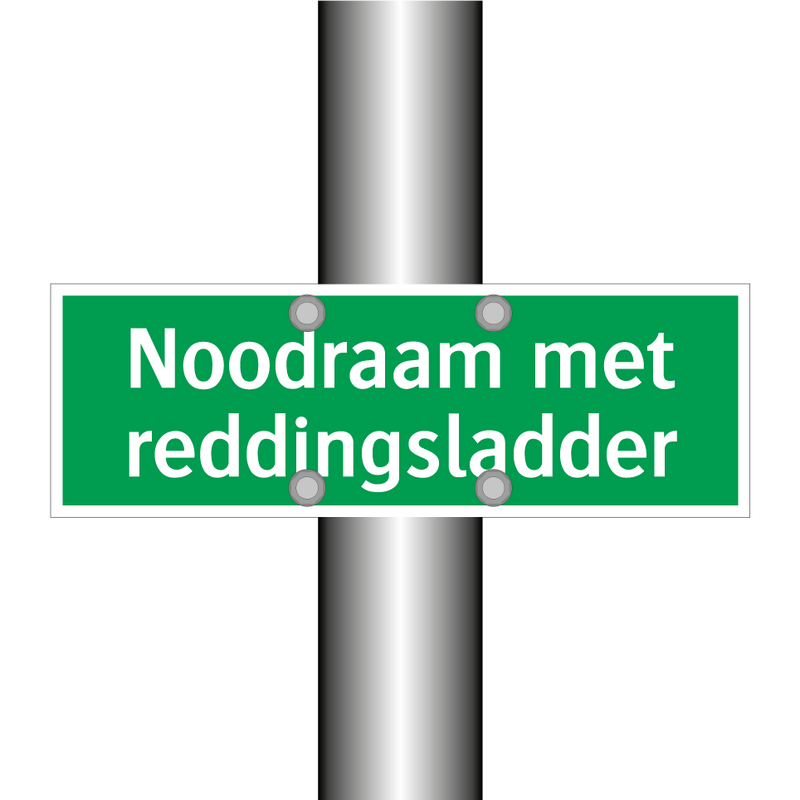 Noodraam met reddingsladder