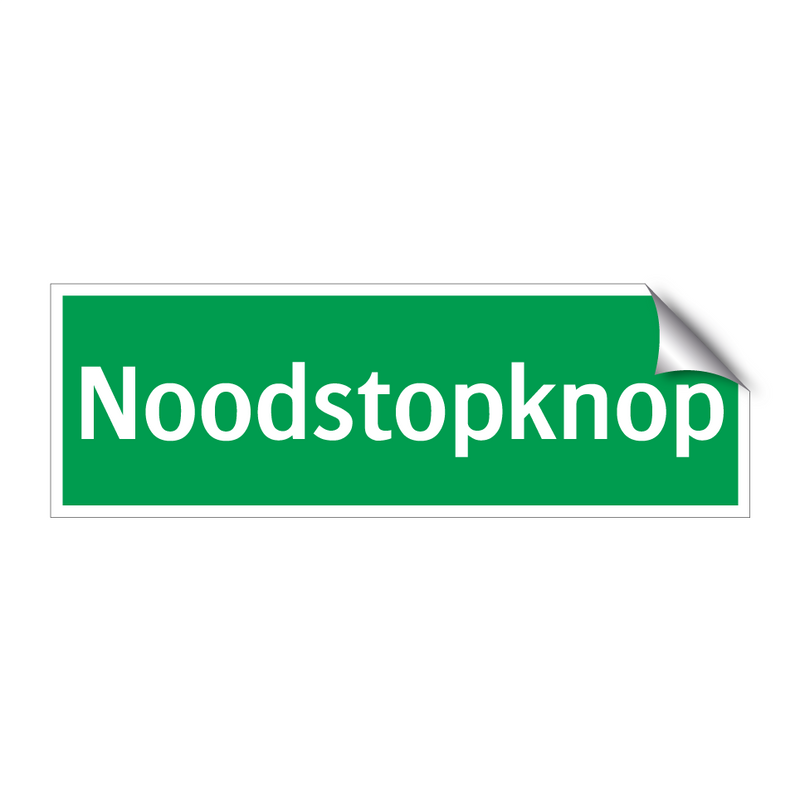 Noodstopknop & Noodstopknop & Noodstopknop & Noodstopknop