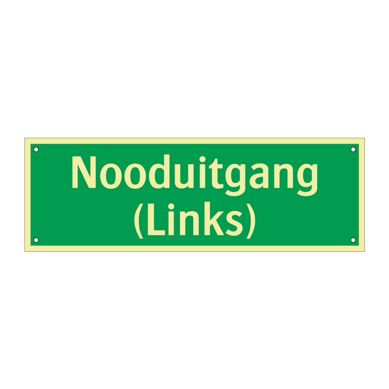 Nooduitgang (Links)