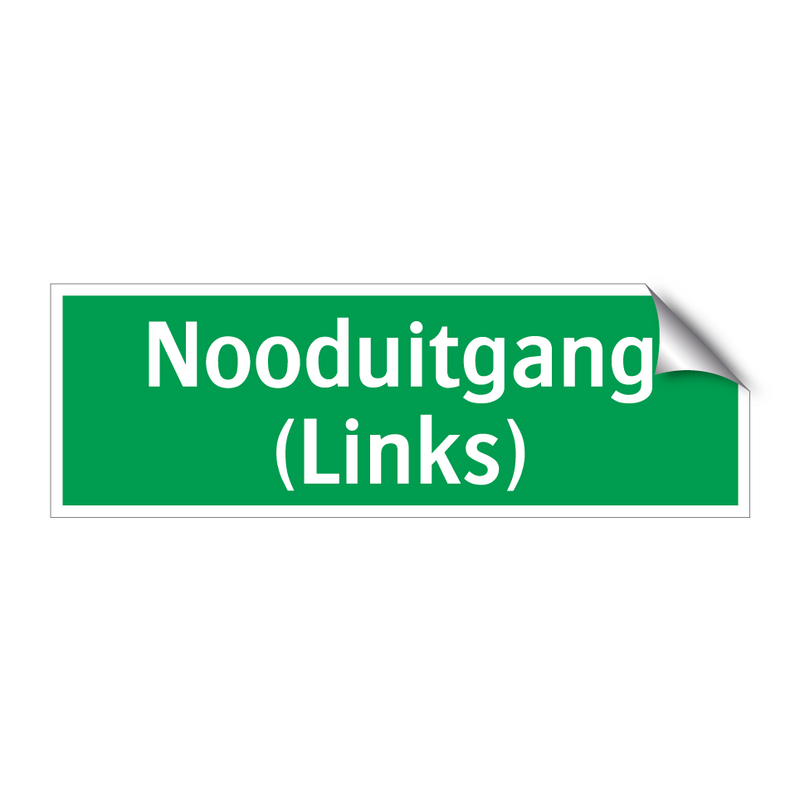 Nooduitgang (Links)