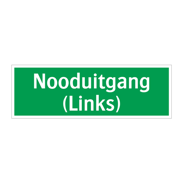 Nooduitgang (Links)