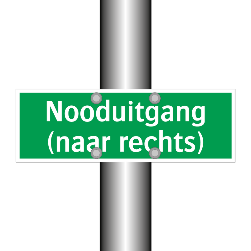 Nooduitgang (naar rechts)