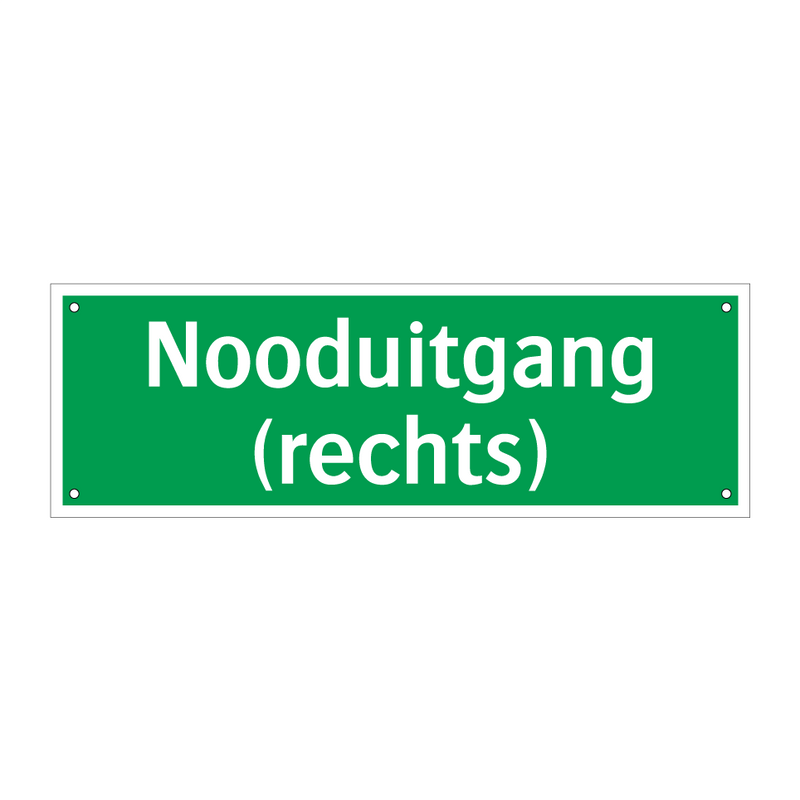 Nooduitgang (rechts)