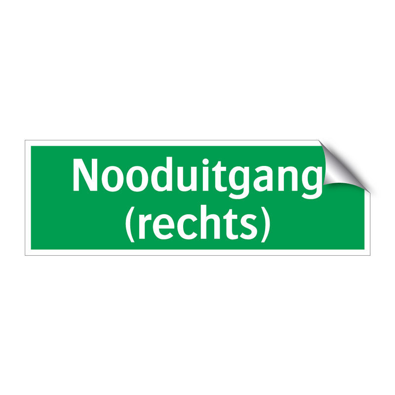 Nooduitgang (rechts)