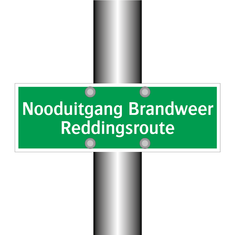 Nooduitgang Brandweer Reddingsroute